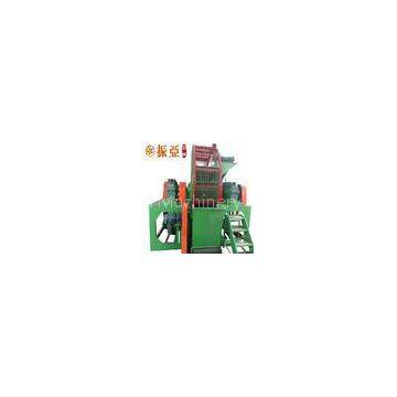 Tire Shredder Waste Recycling Plant Plastic Double Shaft Customized