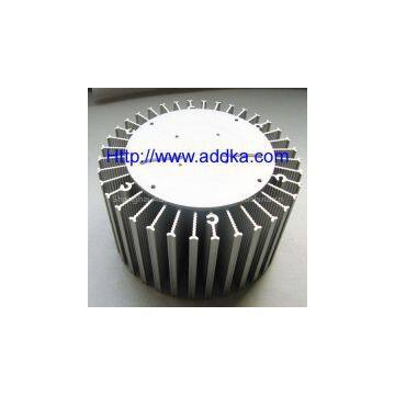 Microgrooves combined heat sink
