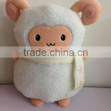 lovely new designed mini plush sheep pillow