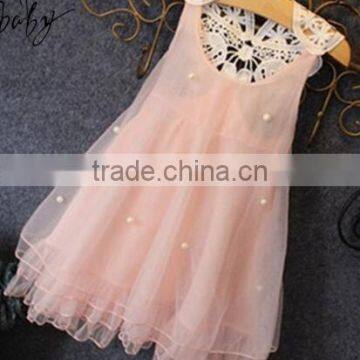 Summer New Baby Dresses Girl Lace Bow First Birthday Party Princess Dress Wedding Christening Gowns Baby Girl Dress