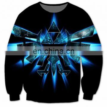 New Custom Women Men 3D Sublimation Print Fleece Sweatshirt Crewneck Plus Size Fashion Clothing