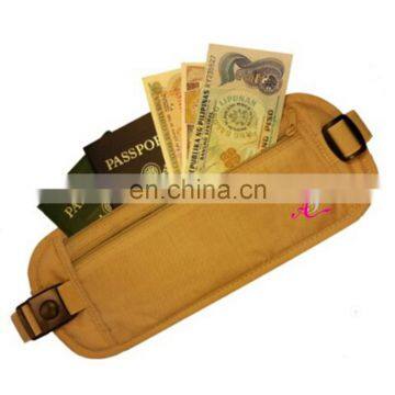Beige Yellow Printed Rfid Blocking Cotton Hidden Wallet photo-2