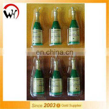 Party Birthday Champagne Shape Candle