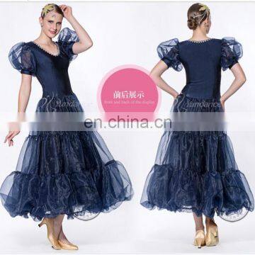 New Fashion Evening Dress Dark Blue M-125 photo-2