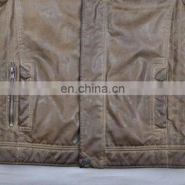 2016 Manufacture Latest Fashion Mens PU Jacket photo-6