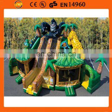 2014 New The Cabin In The Woods Inflatable Slide, Commercial Inflatable Slide