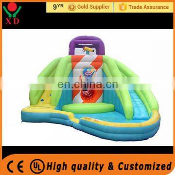 Hot selling inflatable water slide , inflatable pool slide ,small inflatable slide for supply