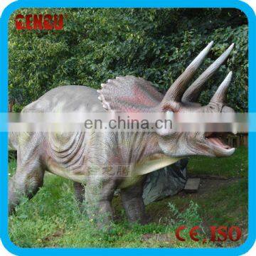 Amusement park fiberglass character dinosaur