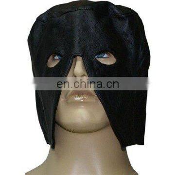 HMB-576A LEATHER COSTUME MASK HALLOWEEN MASK BLACK