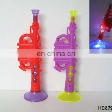 Flashlight musical plastic trumpet