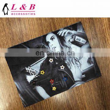 Wholesale new design popular digital printing with star eyelet