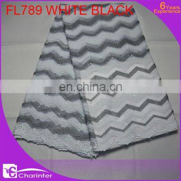 Free Shipping French Beaded Lace Fabric Italian Lace Fabric Bridal Lace Fabrics photo-4