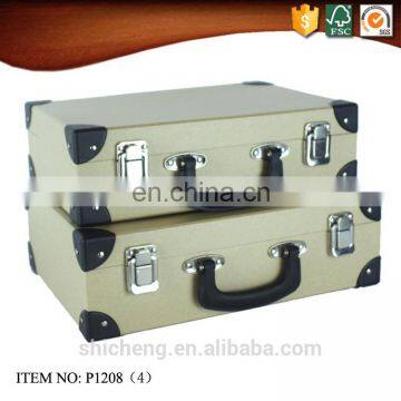 Kraft Paper Cardboard Suitcase Portable Box With Handle for Children photo-4