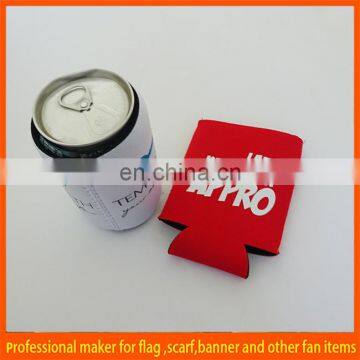 promotion custom white red collapsible bottle cooler