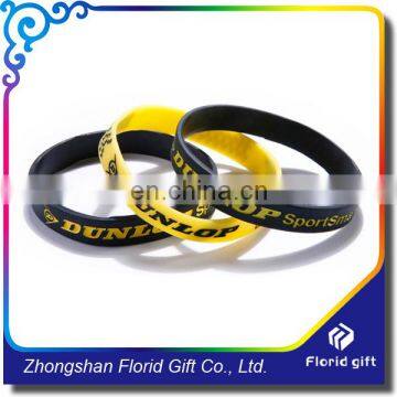 Souvenir Gifts Color Infilled Branding Silicone id Bracelet photo-2