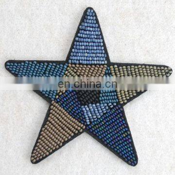 New Developing Star Beaded Patch Handmade Applique photo-2