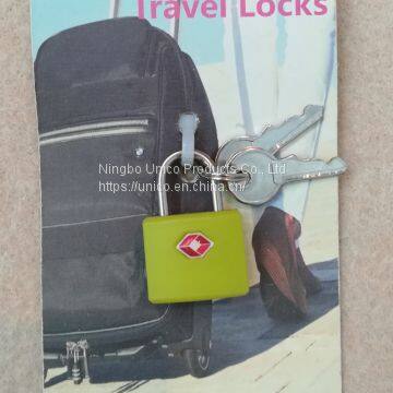 Travel lock with key