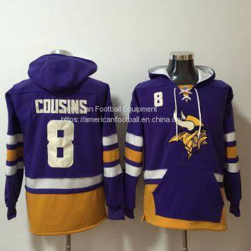 Minnesota Vikings #8 Cousins Purple Hoodie