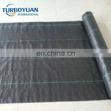 agriculture black plastic anti weed/grass fabric mat walkable pp ground cover for greenhouse