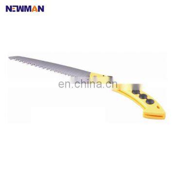 F5040 multifunction wood cutting curved foldable hand pruning saw with plastic handle