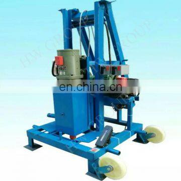 hydraulic borewell drilling rig/small mobile water well drilling machine with electric motor