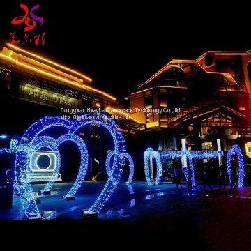 Outdoor Waterproof IP65 Sailboat LED Light 3D Sculpture Motif Lights photo-5