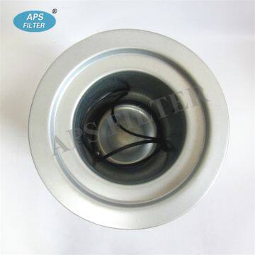 Super quality Pleated fiberglass Flange Oil separator filter cartridge 100003725