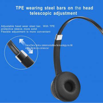 China Beien CS12 QD telephone call center headset noise-cancelling headset customer service