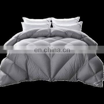 Ultra-Soft Pima Cotton All Season White Goose Down Comforter For Full Size