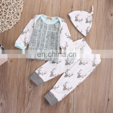 fall winter newborn clothing sets 3pcs baby girls boys clothing set