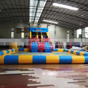 New design!!! Most funny inflatable pirate theme water park with swimming pool for sale