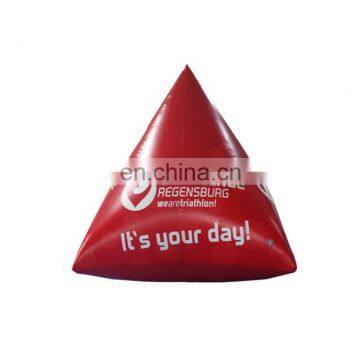 Airtight Triangle Floating Anchor Buoy Inflatable Advertising Billboard with Customized Logo