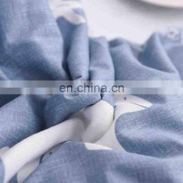 2020 Hot Selling Multi Size Luxury Comfort Floral Printed Fastness Bed Spread 100% Cotton Fabrics Fitted Bedsheet Set For Adult photo-6