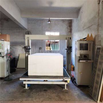 Single Vibrating Blade Horizontal CNC Contour Foam Cutting Machine