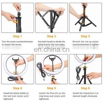 Wholesale 12 Inch 30cm Tiktok Video Photography Makeup Led Fill Ring Light With Tripod Stand photo-6