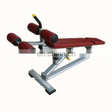 Commercial free weight adjustable abdominal bench