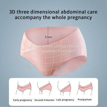 Pregnant Women's Underwear, Low Waist, Early, Middle and Late Pregnancy, General Cotton Crotch, Antibacterial Plus Size Shorts, Inner Wear Women photo-4