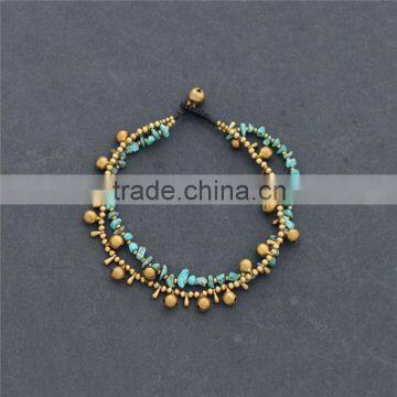 Fashion wholesale wax cord woven couple rop bracelet XE09-270