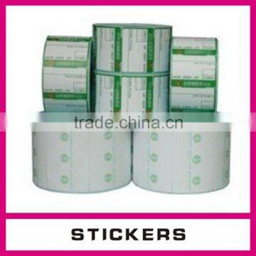 Popular high quality factory custom sticker / price tag