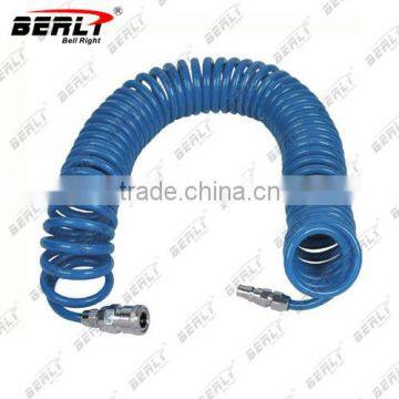 BellRight PU/PE Spring air hose with quick coupler