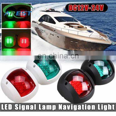 2Pcs/set 12V-24V Universal ABS LED Navigation Light Lamp Signal Lamp For Marine Boat Yacht Truck Trailer Van Port Starboard