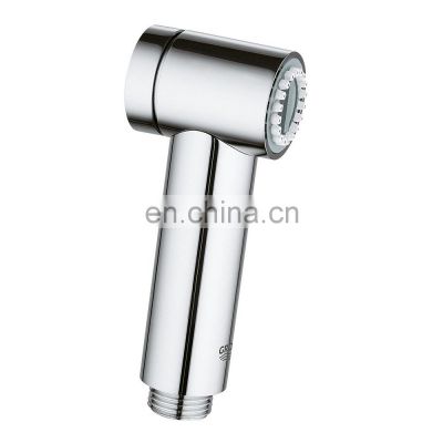 Square Silvery Color Bathroom Brass Handheld Bidet Sprayer Shattaf In Toilet