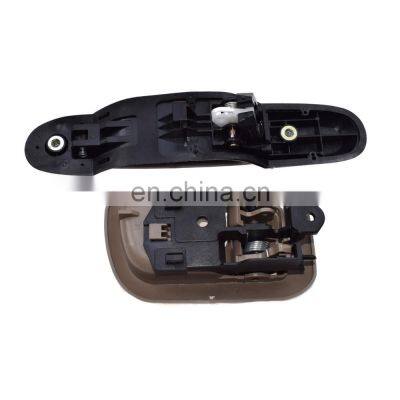 Free Shipping!Set 2 Black Outside Beige Inside Rear Left Door Handles For 98-03 TOYOTA SIENNA