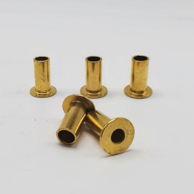 Metal brass copper flat head hollow tube rivets round head aluminum steel stainless steel hollow tube rivets