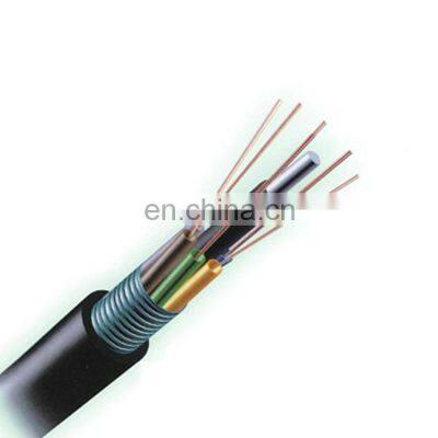 Outdoor Fiber Optic Cable  outdoor 50/125um multi mode gyxtw 2 4 6 8 12 cores armored fiber cable 1km price