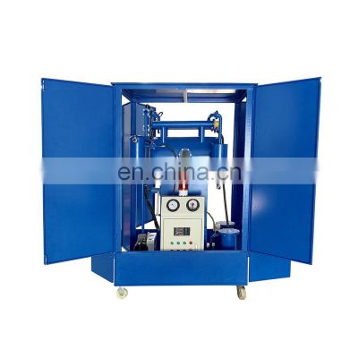 Eco friendly vacuum method trailer transformer oil filtration plant