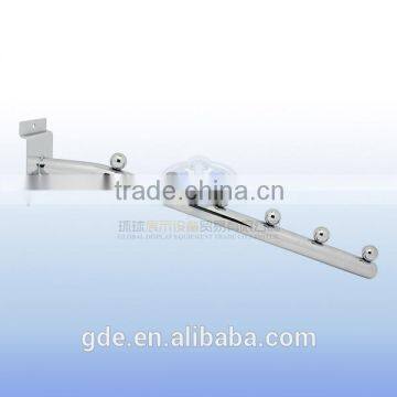 2016 New Product Metal Chrome Waterfall Display Hook for Slatwall Accessories photo-2