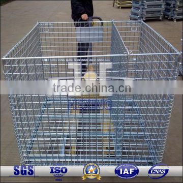 Galvanized Foldable Wire Container