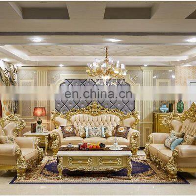 Elegant Luxury Sofa Furniture European Living Room Sofa Set