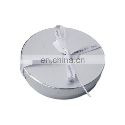 Chocolate Paper Gift Candy Packaging With Ribbon Luxury Christmas Candy Round Packaging Box photo-2